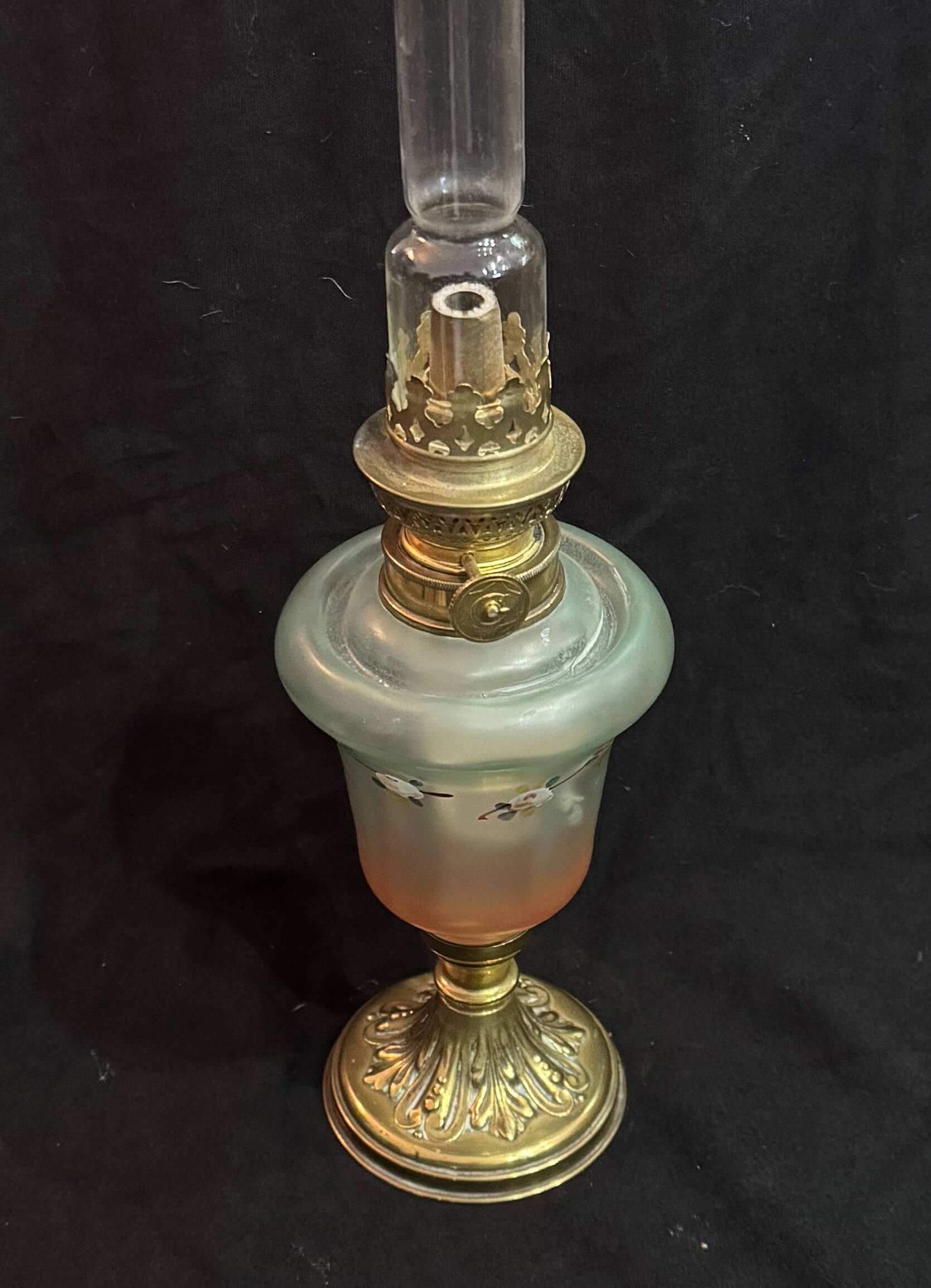 Lampe à pétrole toupie émaillée LA152 – Image 5