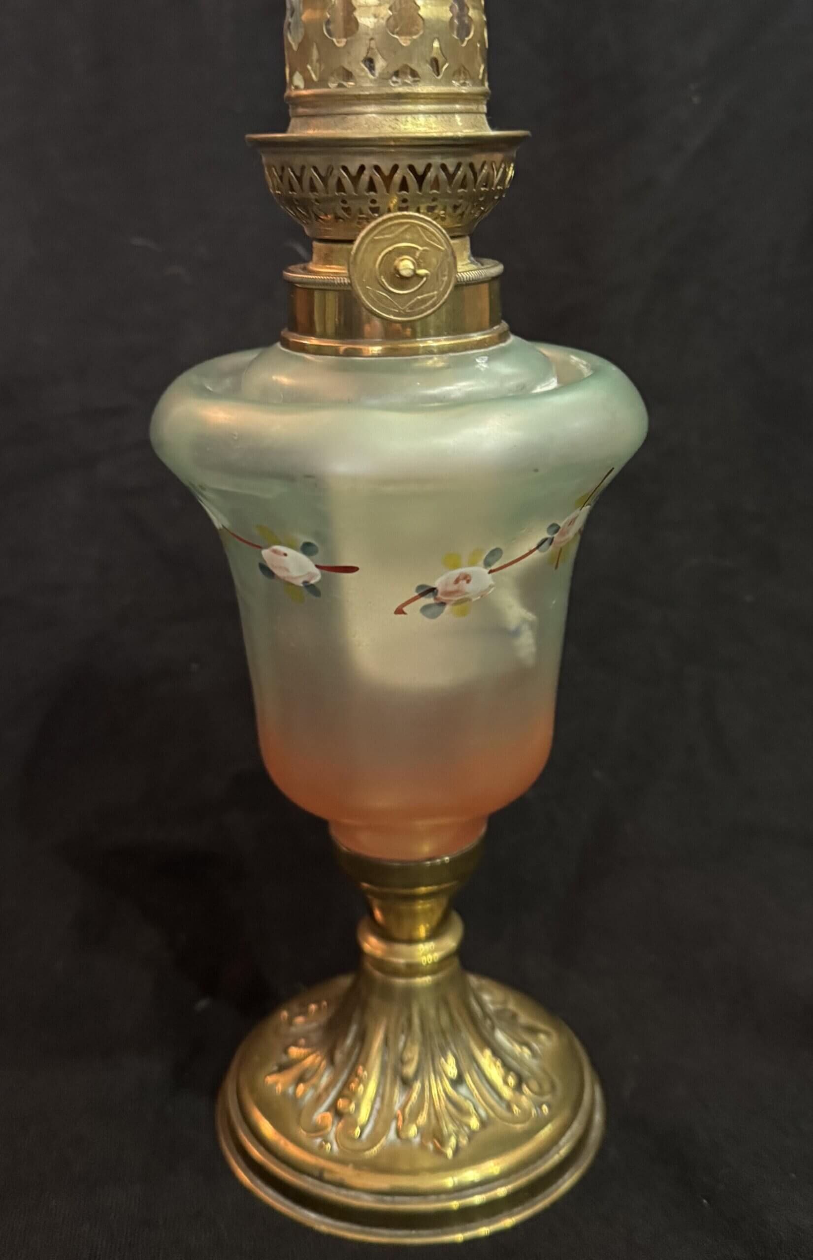 Lampe à pétrole toupie émaillée LA152 – Image 6