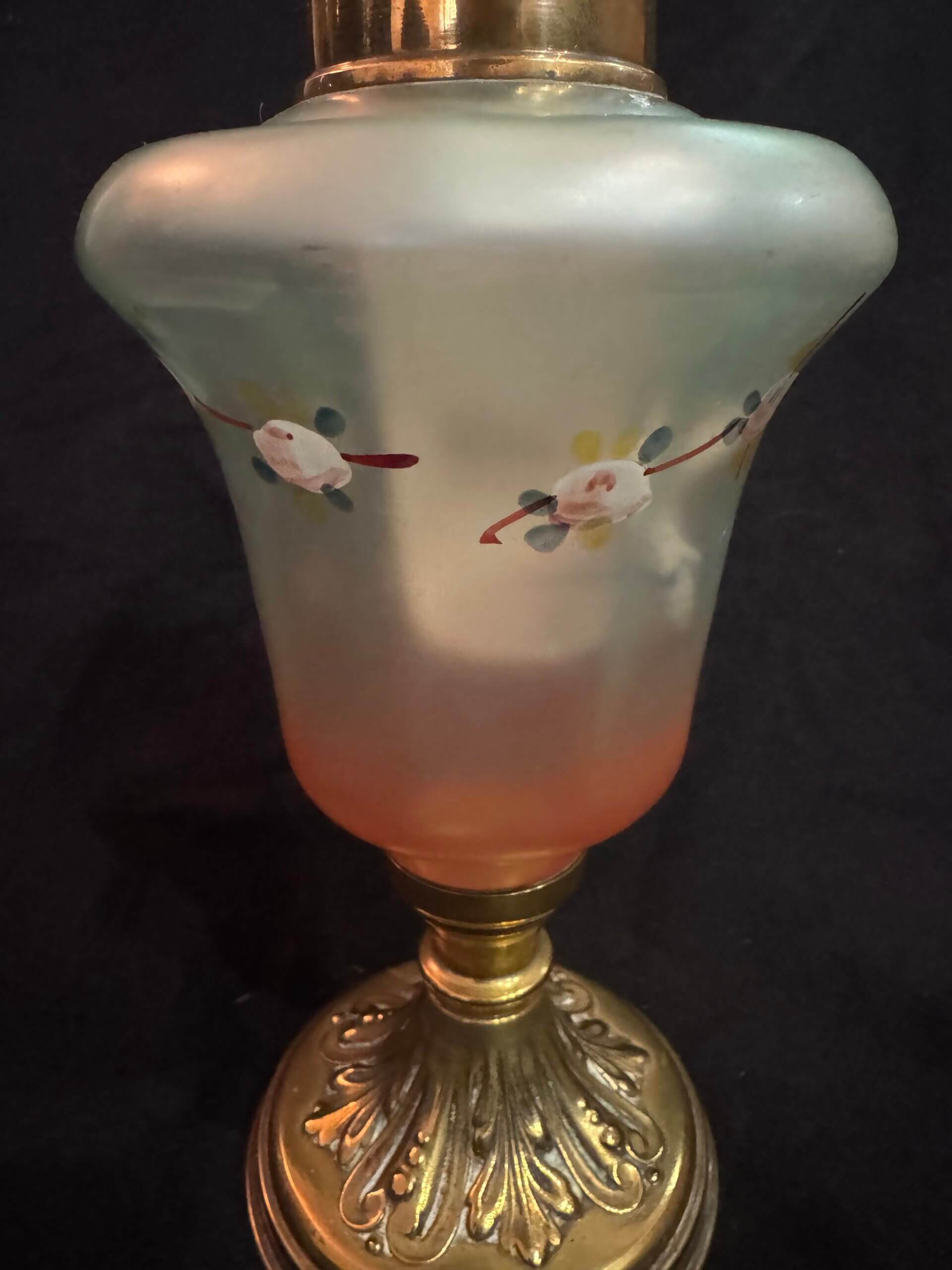 Lampe à pétrole toupie émaillée LA152 – Image 8