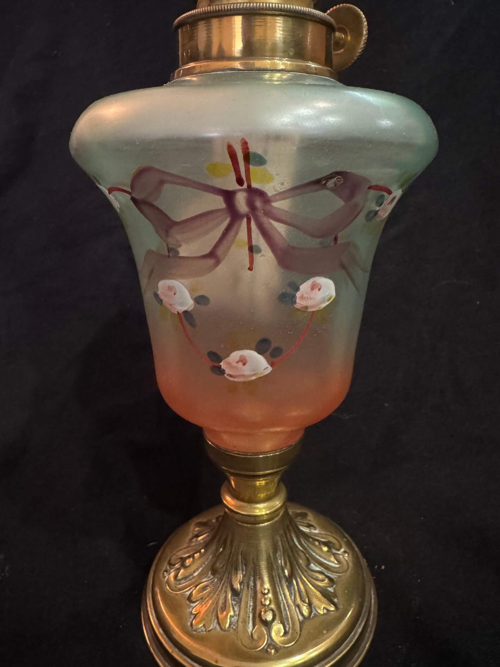 Lampe à pétrole toupie émaillée LA152 – Image 4